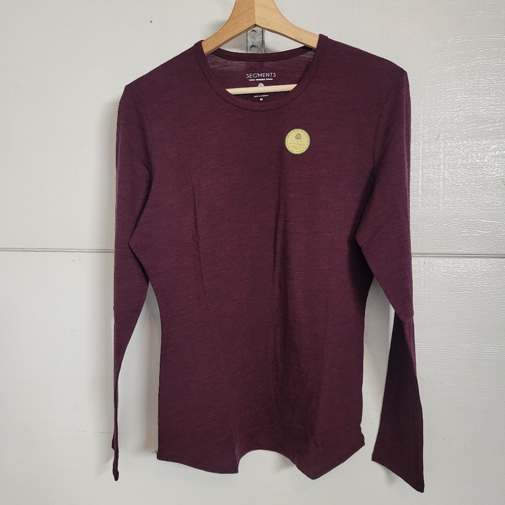 SEG’MENTS LADIES MERINO WOOL LONG SLEEVE BASE LAYER TOP - Picture 5 of 10